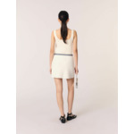 Jupe courte à galons contrastés