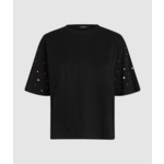 EMBELLISHED SLV BOXY T-SHIRT