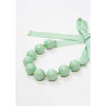 Collier Bella-à grosses perles vertes