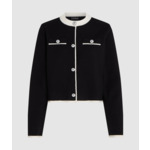 BW FANCY BUTTON KNIT CARDIGAN