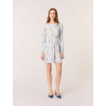 Robe plissée imprimée