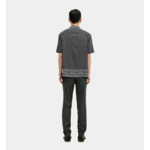 Chemise A Manches Courtes Col Requin Homme