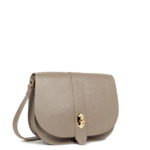 Sac besace A rabat avec fermoir Top Double