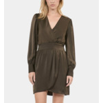 Robe Courte Kaki Femme