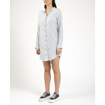 Robe chemise à rayures