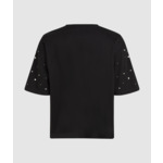 EMBELLISHED SLV BOXY T-SHIRT