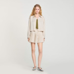 Chemise strassée à rayures