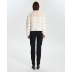 Manteau Marielle Ecru en Polyuréthane