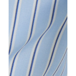 Chemise louison col victorien en popeline rayée bleu