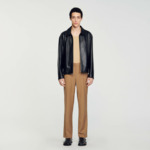 Blouson en cuir d'agneau