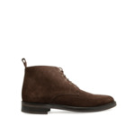 Bottines Finley Veau Velours Marron