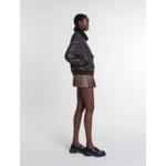 Blouson oversize en cuir