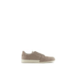 Snk vache suède+nylon-taupe