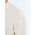 Polo en maille de coton et cachemire