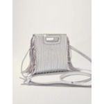 Sac M Mini en cuir matelassé métal