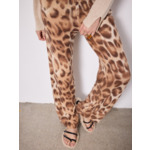 Pantalon cachemire Marius LEOPARD