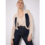 Gilet cachemire Dimitri BEIGE_MARINE