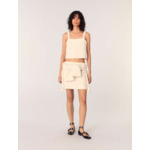 Top court en maille effet tweed