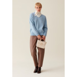 Pull cachemire broderie CP