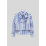 Chemise rayures col noeud