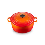 Cocotte ronde 26cm en fonte émaillée volcanique