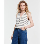 Gilet Georges Rayures en Coton