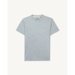 T-shirt col rond écru & bleu clair