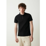 Polo en piqué de coton stretch