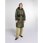 Doudoune matelassée contrastée