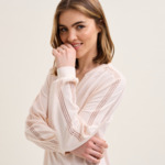 Laurence Tavernier - Chemise de nuit courte en jersey, Elise