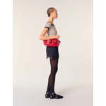 Jupe en laine mélangée et tulle