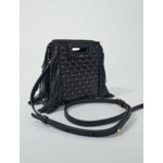 Sac M mini en cuir matelassé à studs