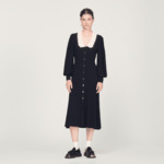 Robe longue à manches longues