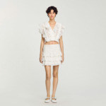 Top court à volants