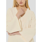 Robe Rolie-Ecru en Polyester