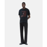 T-Shirt Manches Courtes Avec Print Devant