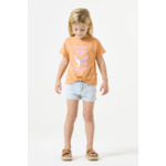 Girls T-shirt Orange
