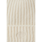 Bonnet côtelé cachemire broderie CP