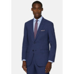 Costume Bleu Tissu à Microstructure