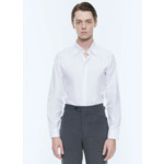 Chemise à col hirondelle en coton
