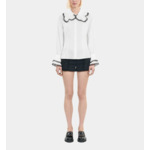 Chemise En Soie Blanche Femme