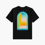 Casablanca T-Shirt L'Arc Coloré Noir
