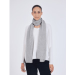Echarpe rectangle cachemire Violeta ACIER