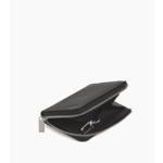 Porte monnaie zip en L Charles en cuir grainé