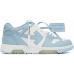 Off-White Out Of Office OOO Low Tops Leather White Light Blue