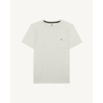 T-shirt col rond bleu marine