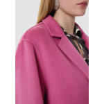 Manteau Martinus-rose en laine double face