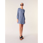 Robe plissée imprimée