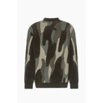 Pullover - camouflage vert