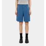 Short Cargo Bleu En Coton Et Lin